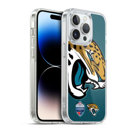 NFL 2024 International Games London Jaguars Soft Gel Case for Apple iPhone 13 Pro & MagSafe