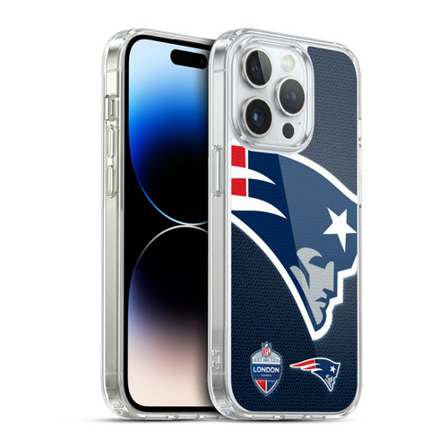 NFL 2024 International Games London Patriots Soft Gel Case for Apple iPhone 13 Pro & MagSafe