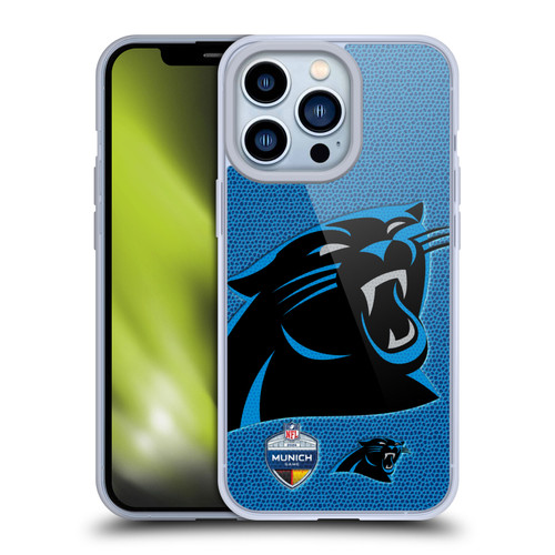 NFL 2024 International Games Munich Panthers Soft Gel Case for Apple iPhone 13 Pro