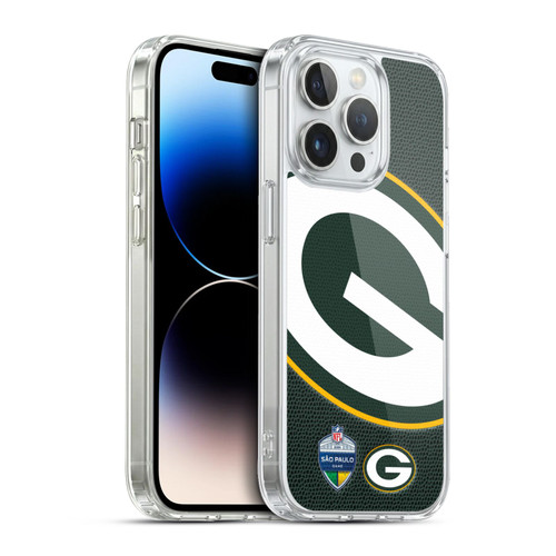 NFL 2024 International Games São Paulo Packers Soft Gel Case for Apple iPhone 13 Pro & MagSafe