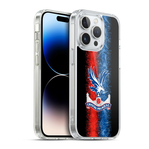 Crystal Palace FC 2024/25 Crest Kit Third Soft Gel Case for Apple iPhone 14 Pro