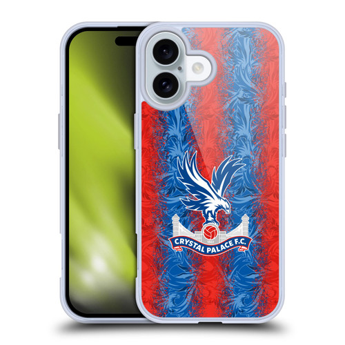Crystal Palace FC 2024/25 Crest Kit Home Soft Gel Case for Apple iPhone 16