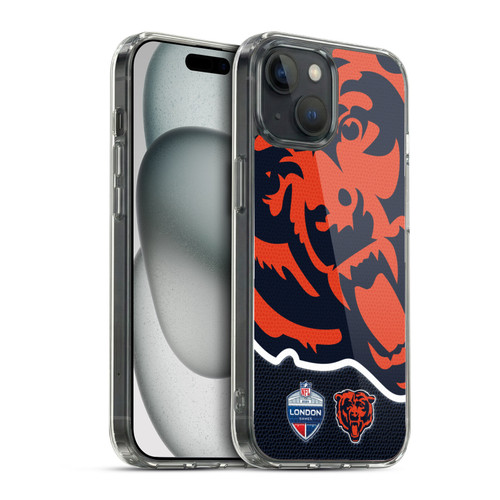 NFL 2024 International Games London Bears Soft Gel Case for Apple iPhone 15 & MagSafe