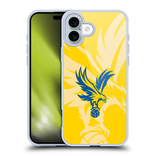 Crystal Palace FC 2024/25 Crest Kit Away Soft Gel Case for Apple iPhone 16 Plus