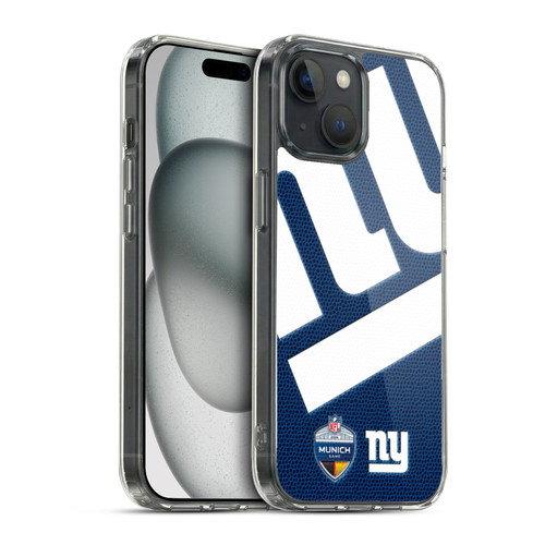 NFL 2024 International Games Munich Giants Soft Gel Case for Apple iPhone 15 & MagSafe