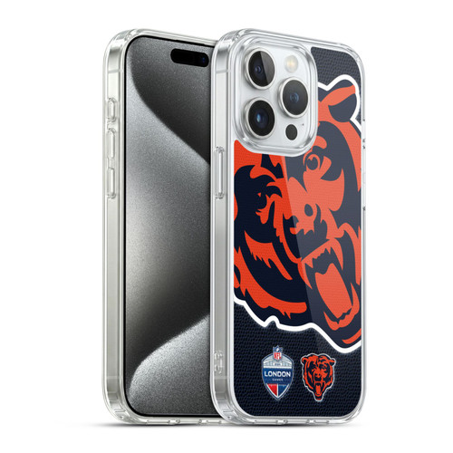 NFL 2024 International Games London Bears Soft Gel Case for Apple iPhone 15 Pro & MagSafe