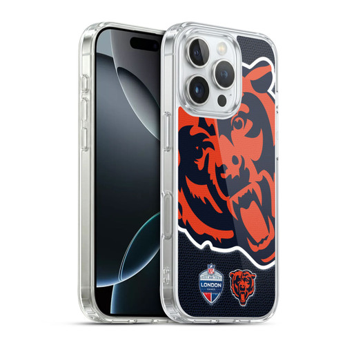 NFL 2024 International Games London Bears Soft Gel Case for Apple iPhone 16 Pro & MagSafe
