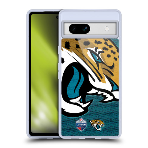NFL 2024 International Games London Jaguars Soft Gel Case for Google Pixel 7a