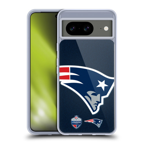 NFL 2024 International Games London Patriots Soft Gel Case for Google Pixel 8