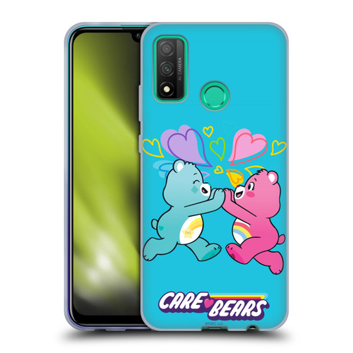 Care Bears Characters Funshine, Cheer And Grumpy Group 2 Soft Gel Case for Huawei P Smart (2020)