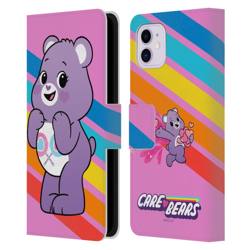 Care Bears Characters Share Leather Book Wallet Case Cover For Apple iPhone 11