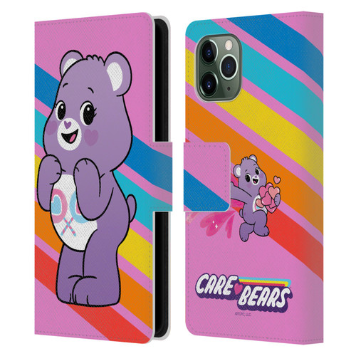 Care Bears Characters Share Leather Book Wallet Case Cover For Apple iPhone 11 Pro