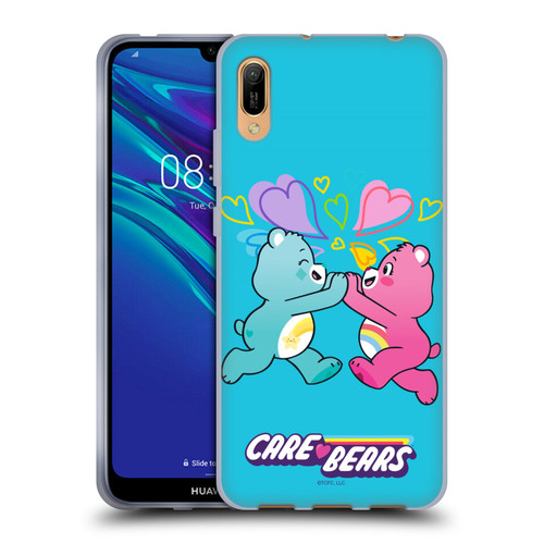 Care Bears Characters Funshine, Cheer And Grumpy Group 2 Soft Gel Case for Huawei Y6 Pro (2019)