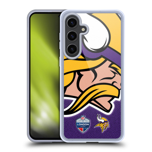 NFL 2024 International Games London Vikings Soft Gel Case for Samsung Galaxy S24+ 5G