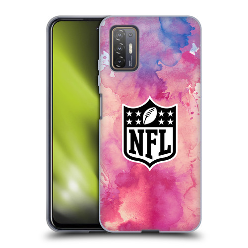 NFL Shield Watercolor Soft Gel Case for HTC Desire 21 Pro 5G