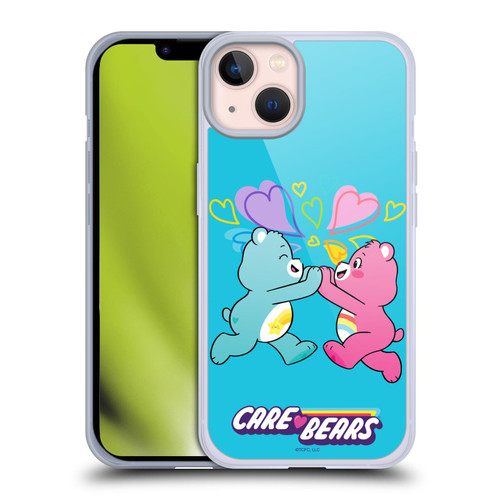 Care Bears Characters Funshine, Cheer And Grumpy Group 2 Soft Gel Case for Apple iPhone 13