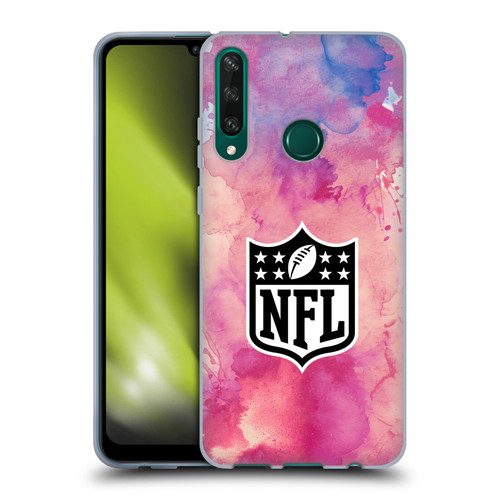 NFL Shield Watercolor Soft Gel Case for Huawei Y6p