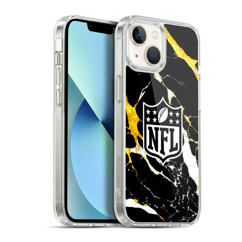 NFL Shield Marble Soft Gel Case for Apple iPhone 13
