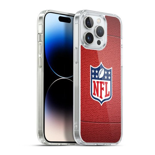 NFL Shield Football Soft Gel Case for Apple iPhone 13 Pro Max & MagSafe