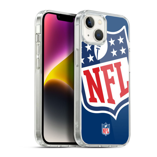 NFL Shield Oversized Soft Gel Case for Apple iPhone 14 Plus & MagSafe