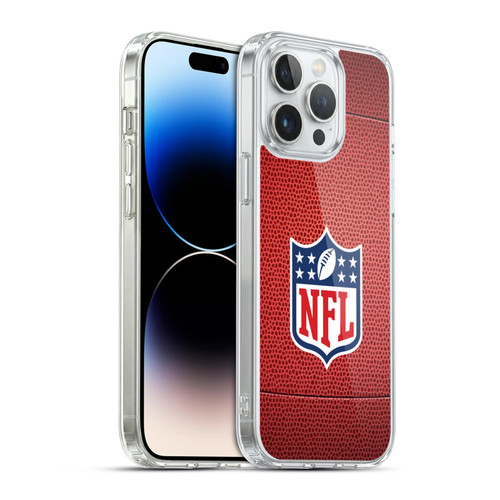 NFL Shield Football Soft Gel Case for Apple iPhone 14 Pro Max & MagSafe