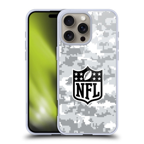 NFL Shield Digital Camouflage Soft Gel Case for Apple iPhone 16 Pro Max
