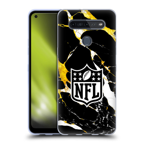 NFL Shield Marble Soft Gel Case for LG K51S