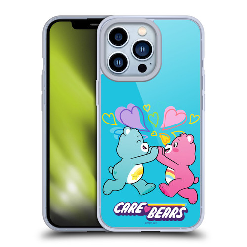 Care Bears Characters Funshine, Cheer And Grumpy Group 2 Soft Gel Case for Apple iPhone 13 Pro