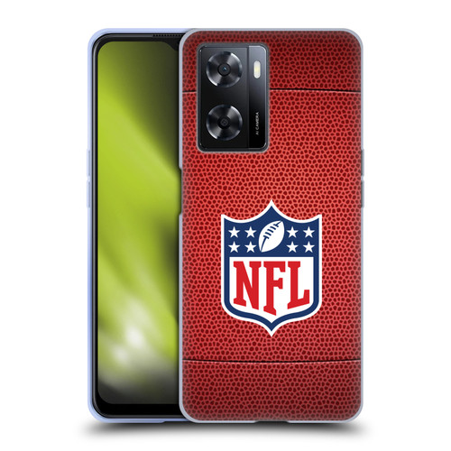 NFL Shield Football Soft Gel Case for OPPO A57s