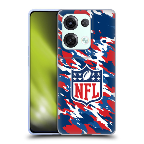 NFL Shield Camouflage Soft Gel Case for OPPO Reno8 Pro