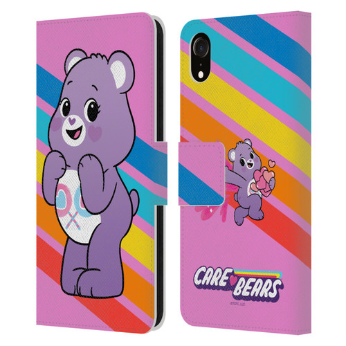 Care Bears Characters Share Leather Book Wallet Case Cover For Apple iPhone XR