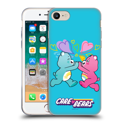 Care Bears Characters Funshine, Cheer And Grumpy Group 2 Soft Gel Case for Apple iPhone 7 / 8 / SE 2020 & 2022