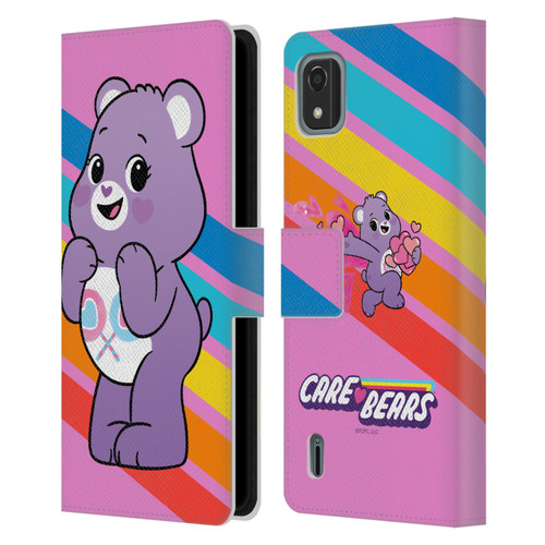 Care Bears Characters Share Leather Book Wallet Case Cover For Nokia C2 2nd Edition