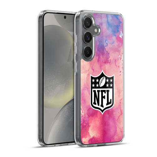 NFL Shield Watercolor Soft Gel Case for Samsung Galaxy S24+ 5G & MagSafe