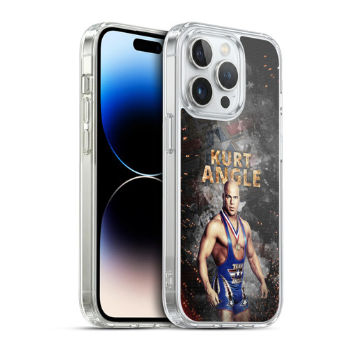 WWE Kurt Angle LED Image Soft Gel Case for Apple iPhone 13 Pro & MagSafe