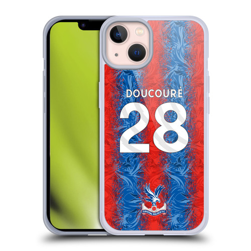 Crystal Palace FC 2024/25 Players Home Kit Cheick Doucouré Soft Gel Case for Apple iPhone 13