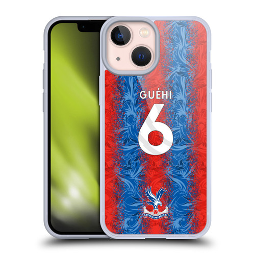 Crystal Palace FC 2024/25 Players Home Kit Marc Guéhi Soft Gel Case for Apple iPhone 13 Mini