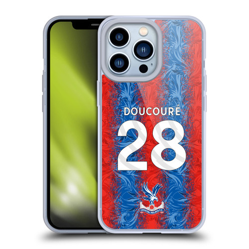 Crystal Palace FC 2024/25 Players Home Kit Cheick Doucouré Soft Gel Case for Apple iPhone 13 Pro