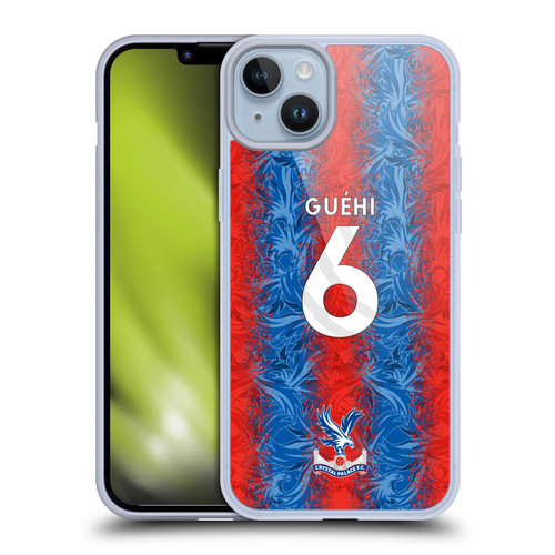 Crystal Palace FC 2024/25 Players Home Kit Marc Guéhi Soft Gel Case for Apple iPhone 14 Plus