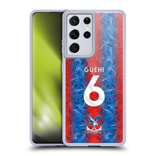 Crystal Palace FC 2024/25 Players Home Kit Marc Guéhi Soft Gel Case for Samsung Galaxy S21 Ultra 5G