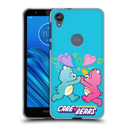 Care Bears Characters Funshine, Cheer And Grumpy Group 2 Soft Gel Case for Motorola Moto E6