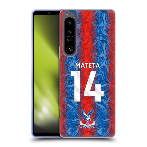 Crystal Palace FC 2024/25 Players Home Kit Jean-Philippe Mateta Soft Gel Case for Sony Xperia 1 IV