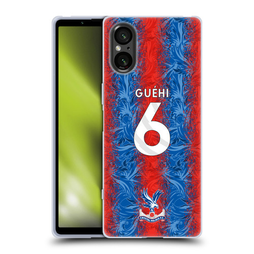 Crystal Palace FC 2024/25 Players Home Kit Marc Guéhi Soft Gel Case for Sony Xperia 5 V 5G