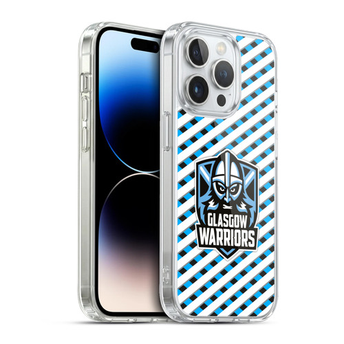 Glasgow Warriors Graphics Stripes Soft Gel Case for Apple iPhone 13 Pro & MagSafe