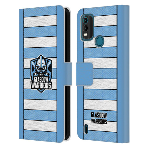 Glasgow Warriors 2024/25 Crest Kit Away Leather Book Wallet Case Cover For Nokia G11 Plus