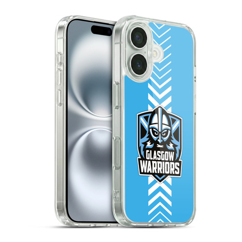 Glasgow Warriors Graphics Arrow Soft Gel Case for Apple iPhone 16 & MagSafe