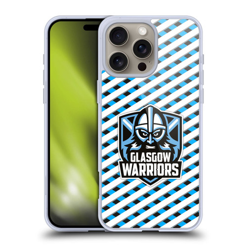 Glasgow Warriors Graphics Stripes Soft Gel Case for Apple iPhone 16 Pro Max