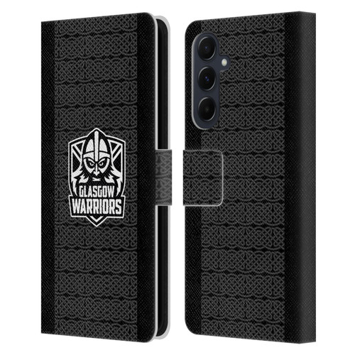 Glasgow Warriors 2024/25 Crest Kit Home Leather Book Wallet Case Cover For Samsung Galaxy A55 5G