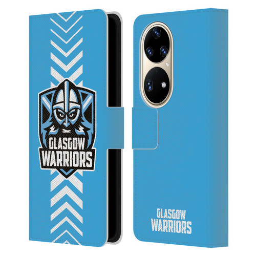 Glasgow Warriors Graphics Arrow Leather Book Wallet Case Cover For Huawei P50 Pro