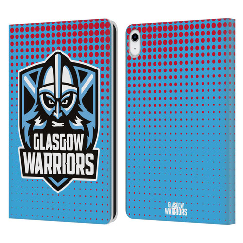 Glasgow Warriors Graphics Red And Blue Leather Book Wallet Case Cover For Apple iPad 10.9 (2022)